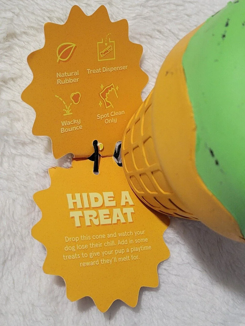 NWT Bark Box Super Chewer Treat Dispensing Dog Toy